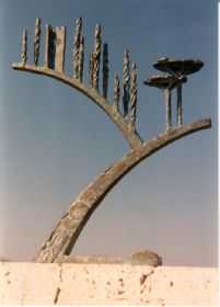 Toskanische Landschaft 3 1994, Bronze, 38 cm